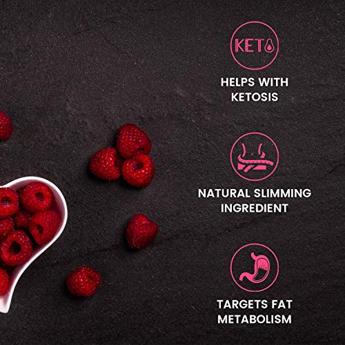 Raspberry Ketone Puro - Suplemento De Cetonas De Frambuesa - Ayuda A Adelgazar De Forma Segura y Eficaz - Perder Peso Y Quemar Grasa De Forma Natural - 90 Cápsulas