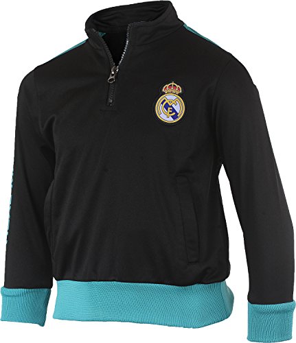 Real Madrid Rma-se-8001 - Chándal unisex infantil (4 años), color negro