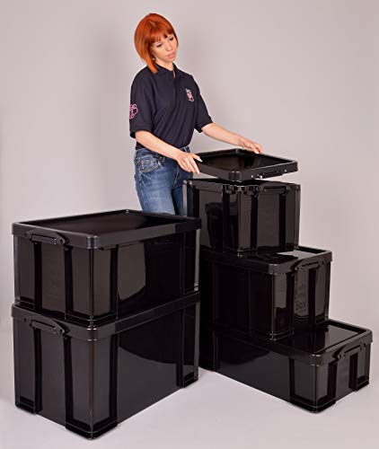 Really Useful 846611 - Caja de almacenaje (64 litros), negro