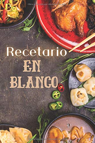 Recetario en blanco: Práctico diario para anotar recetas | Cuaderno para los entusiastas de la cocina, la repostería o los postres | Cuaderno de pequeño formato con tarjetas y espacio para fotos