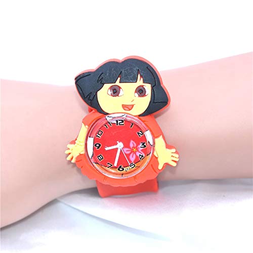 Reloj Niño XYBB Reloj protagonista de Dibujos Animados Cool Boys Girls Kids Toddler Watch Relojes de Silicona para niños SpongeBobWatches