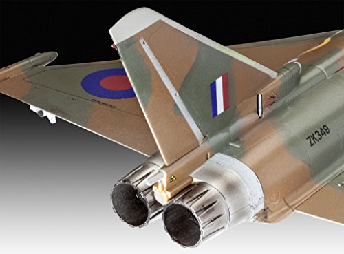 Revell Revell-03900 Scale British Legends: Eurofighter Typhoon RAF Royal Air Force, Kit de Modelo, Escala 1: 72, Multicolor (03900, 3900)