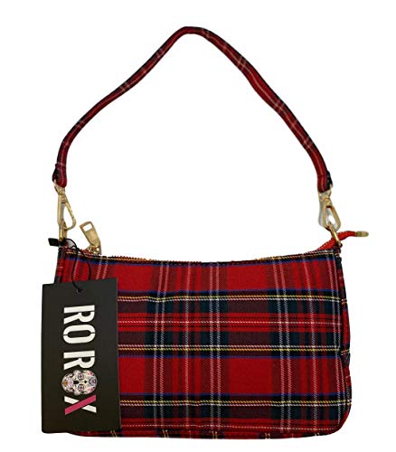 Ro Rox Bolso de mano cruzado de punk 90's Para Mujer [rojo-Talla Única}