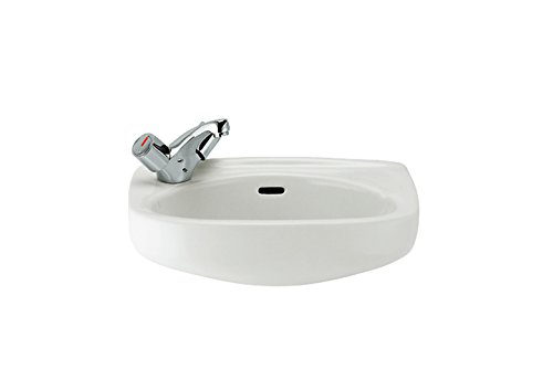 Roca A320841001 Colección Ibis- Lavabo porcelana mural, acabado, blanco