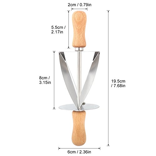 Rodillo Cortador de Croissant Roller Croissant Cutter