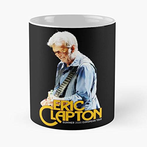 Roll Clapton International Eric Guitarist Music 2020 Rock N The Best 030 In Summer Legend Tour World Eat Food Bite John Best 11oz Ounce White Ceramic Coffee Mug Best Mug tiene 11oz de mano hechas de