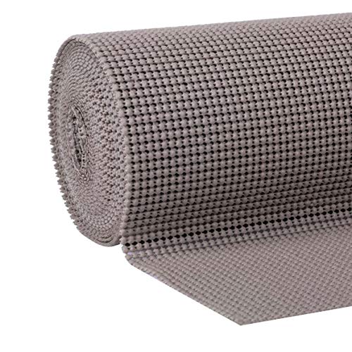 Rollo de tela antideslizante (Taupe), ideal para el hogar, caravana, barco, oficina o tienda.