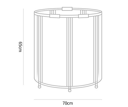 Rosa plegable bañeras for adultos portátil de casa de inmersión del estudiante Bañera niños piscina confortable Spa Bañeras día frío agua de baño caliente caliente Día hielo Bañeras for 70x65cm cubier