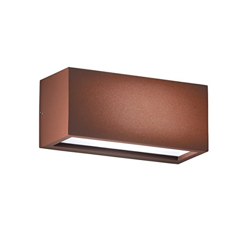 ROSSINI ILLUMINAZIONE 10310 – 40 lámpara de pared para exterior E27, 15 W, marrón