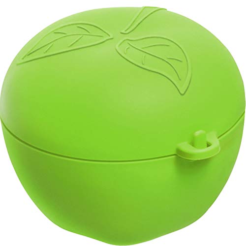 Rotho Fun, Caja de manzanas, Plástico PP sin BPA, verde, 0.55l 12.4 x 11.0 x 9.5 cm