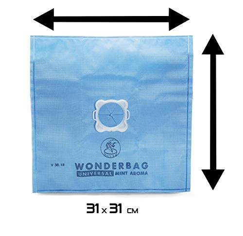 Rowenta Accesorio PAE Limpieza WB406120 Bolsa ASP.WONDERBAG, Textil, azul