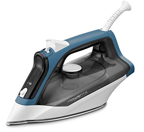 Rowenta Effective DX1550D1 - Plancha ropa vapor 2200 W, golpe de vapor 110 gr/min, vapor continuo 30 g/min, depósito de agua transparente, suela de acero inoxidable antirrayaduras, función Autosteam