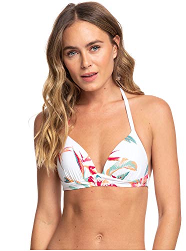 Roxy - Top de Bikini Triangular Moldeado - Mujer - S - Negro