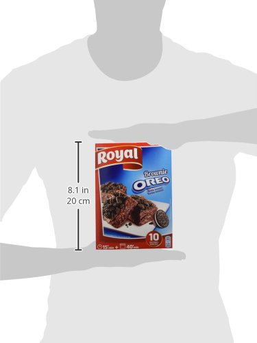 Royal Brownie Con Oreo - Paquete de 6 x 62.50 gr - Total: 375 gr