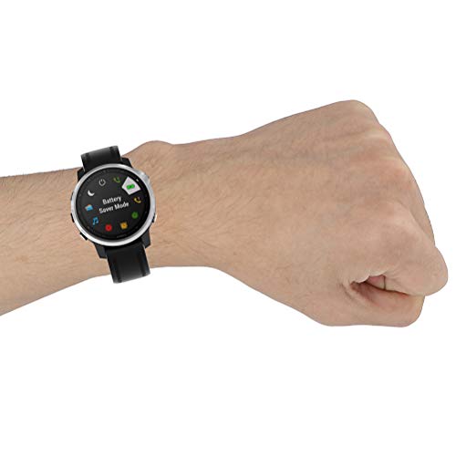 Rsoamy Pulsera de Silicona de Repuesto, Correa de Reloj Deportivo para Garmin Fenix ​​5S Plus, Fenix5S, Fenix ​​5S Plus, Fenix6s, Fenix ​​6S Pro / D2 Delta S Smartwatch