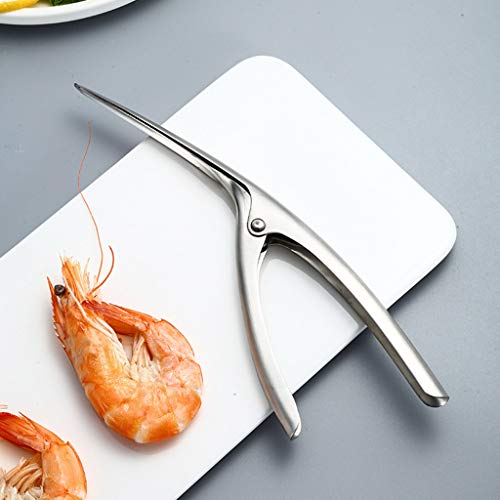 Rtengtunn Pelador de gambas, Pelador de gambas Deveiner de camarones Limpiador de camarones Dispositivo de Cuchillo Cocina Herramientas de mariscos