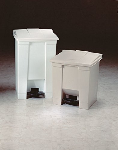 Rubbermaid Step-On 6145 68,1 L Rectangular Polietileno de Alta Densidad (HDPE) Beige - Cubo de basura (68,1 L, Rectangular, Polietileno de Alta Densidad (HDPE), Beige, Pedal, FM, UV, OSHA)