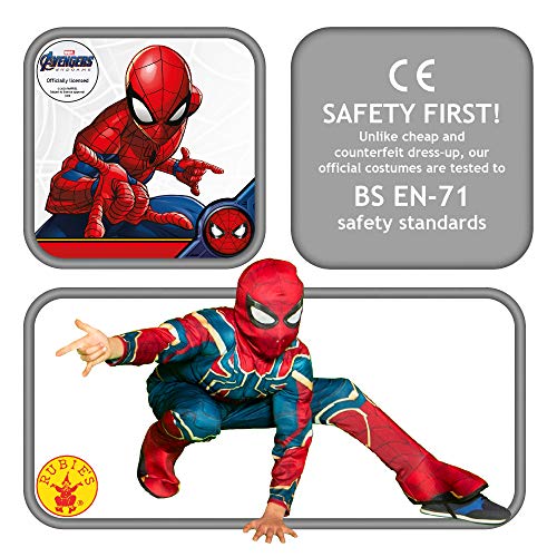 Rubie's Disfraz Avengers Official Iron Spider, Spiderman Classic, Talla M, 5-7 anos, altura 132 cm (700659_M)