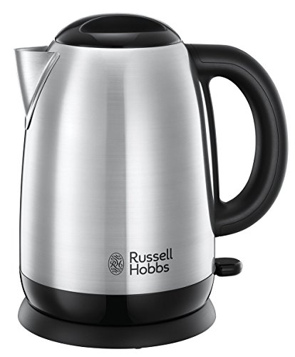 Russell Hobbs Adventure - Hervidor de Agua Eléctrico (2400 W, 1,7l, Acero Inoxidable, Gris) - ref. 23912-70