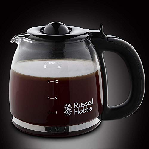 Russell Hobbs Colours Plus - Cafetera de Goteo (Jarra Cafetera para 15 Tazas, 1000 W, Crema) - ref. 24033-56