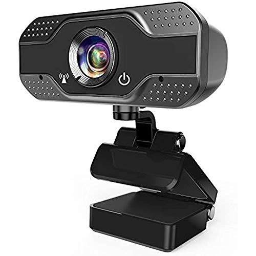 S-1 1080P HD Webcam con Enfoque Automático con Cara De Leva 90 Grados Extendido Ver Transmisión De Ordenador Cámara Web USB para PC Portátil para Llamar Online, Conferencia con El Micrófono