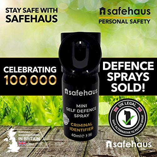 SAFEHAUS PAL035 Spray Defensa, Negro, 1 Pack