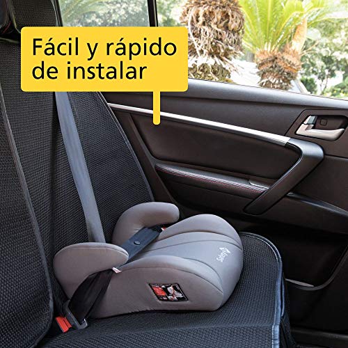 Safety 1st Manga Safe Elevador, Silla de coche grupo 3, Alzador para niños 3-12 años (15-36 kg), color Gris