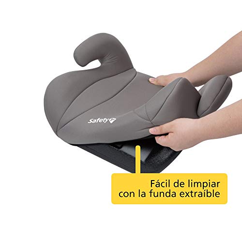 Safety 1st Manga Safe Elevador, Silla de coche grupo 3, Alzador para niños 3-12 años (15-36 kg), color Gris