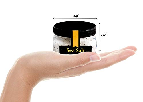 Sal del Mar con azafrán Flor de sal - infusión de la sal del mar -Natural - Azafrán y real francesa Fleur de Sel - gluten, MSG, No-GMO - Cocinar y Acabado Sal - 113.4 g