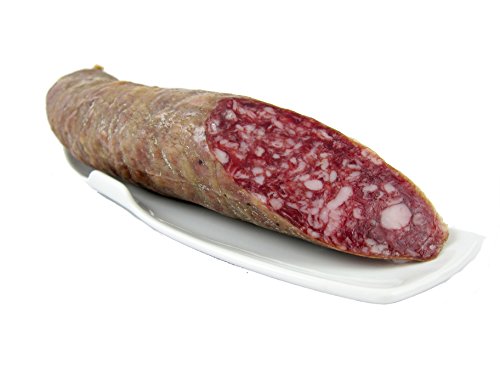 SALCHICHÓN CULAR IBÉRICO BELLOTA CERTIFICADO ELABORACIÓN TRADICIONAL Y CURACIÓN EN BODEGA NATURAL. PIEZA DE 700-800 gr ENVASADA AL VACIO