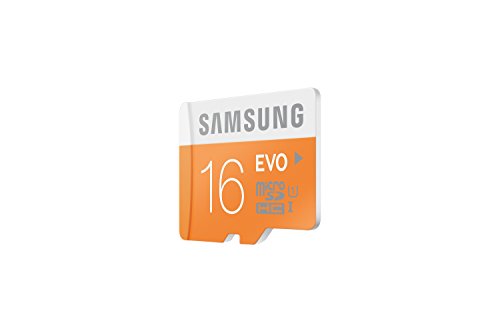 Samsung Evo MB-MP16DA/EU - Tarjeta de memoria Micro SDHC de 16 GB (UHS-I Grade 1 Clase 10, con adaptador SD)