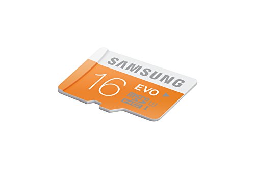 Samsung Evo MB-MP16DA/EU - Tarjeta de memoria Micro SDHC de 16 GB (UHS-I Grade 1 Clase 10, con adaptador SD)