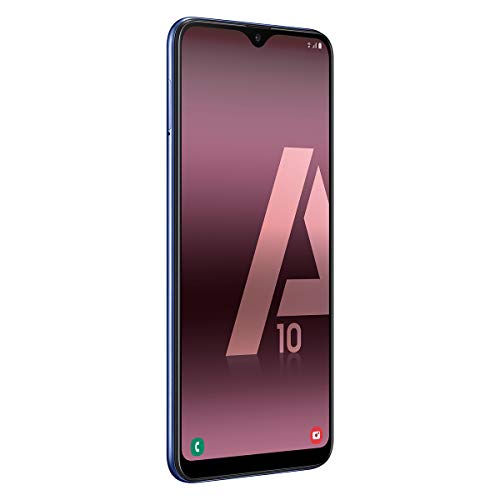 Samsung Galaxy A10 - Smartphone de 6.2" HD Infinity (32 GB, Dual-SIM, 3400 mAh), Color Azul [Versión española]