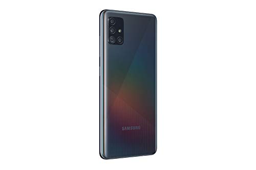 Samsung Galaxy A51 - Dual SIM, Smartphone de 6.5" Super AMOLED (4 GB RAM, 128 GB ROM, cámara Trasera 48.0 MP + 12.0 MP + 5.0 MP + 5 MP, cámara Frontal 32 MP) Negro