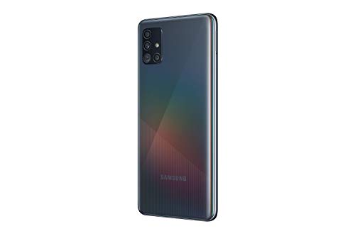 Samsung Galaxy A51 - Dual SIM, Smartphone de 6.5" Super AMOLED (4 GB RAM, 128 GB ROM, cámara Trasera 48.0 MP + 12.0 MP + 5.0 MP + 5 MP, cámara Frontal 32 MP) Negro