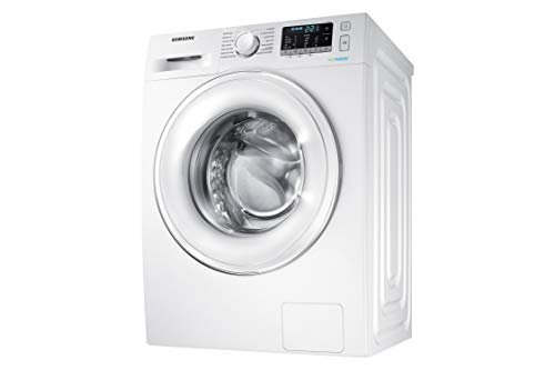 Samsung - Lavadora WW90J5355DW Serie 5 9kg, A+++, Carga Frontal, Tecnología EcoBubble™, Prelavado de Burbujas con 4 ciclos, Cubeta StayClean, Tambor Diamante y Velocidad de Centrifugado 1200rpm