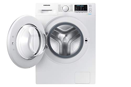 Samsung - Lavadora WW90J5355DW Serie 5 9kg, A+++, Carga Frontal, Tecnología EcoBubble™, Prelavado de Burbujas con 4 ciclos, Cubeta StayClean, Tambor Diamante y Velocidad de Centrifugado 1200rpm