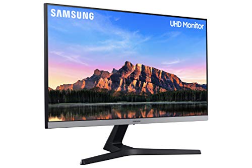 Samsung U28R552 - Monitor de 28" sin marcos (4K, 4 ms, 60 Hz, HDR10, FreeSync, LED, IPS, 16:9, 1000:1, 300 cd/m², 178°, HDMI 2.0, Base en V) Gris Oscuro