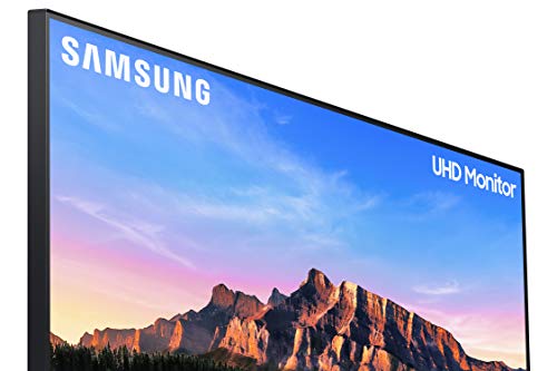 Samsung U28R552 - Monitor de 28" sin marcos (4K, 4 ms, 60 Hz, HDR10, FreeSync, LED, IPS, 16:9, 1000:1, 300 cd/m², 178°, HDMI 2.0, Base en V) Gris Oscuro