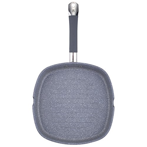 San Ignacio MasterPro Grill 28x28 y Wok 28, Gris, inducción, Aluminio Forjado