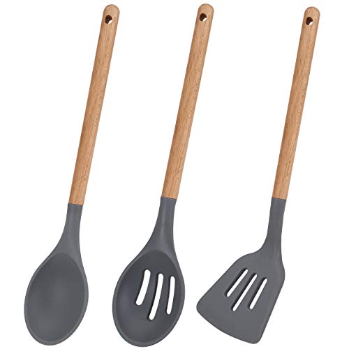 San Ignacio Q3003 Set 3pcs utensilios de cocina, cabezal de silicona, colección ordesa