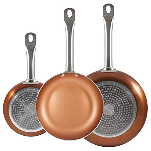 San Ignacio Sarten 30 cm aluminio prensado , inducción, Professional Chef Copper plus