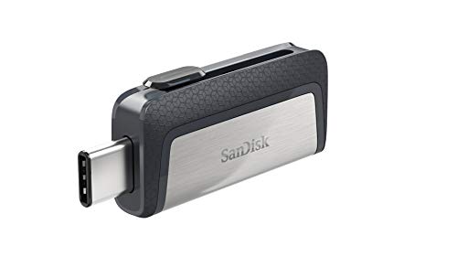 SanDisk Memoria Flash USB 256 GB para tu smartphone Android - Ultra Dual DriveType-C - USB 3.1