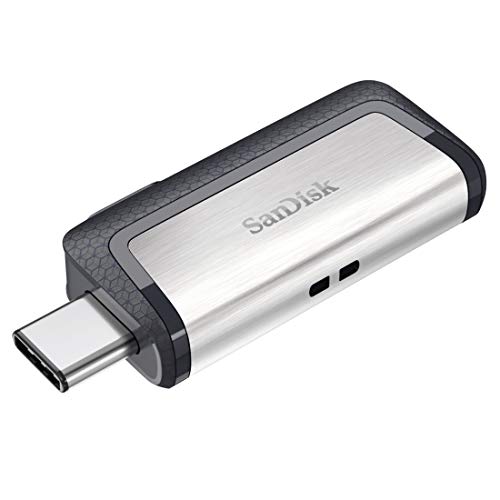 SanDisk Memoria Flash USB 256 GB para tu smartphone Android - Ultra Dual DriveType-C - USB 3.1