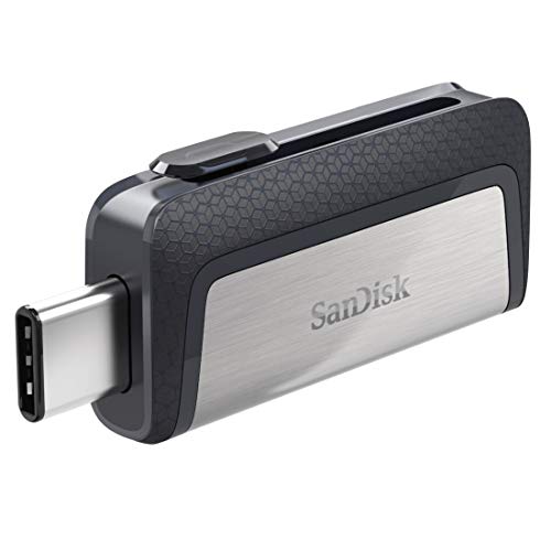 SanDisk Memoria Flash USB 256 GB para tu smartphone Android - Ultra Dual DriveType-C - USB 3.1