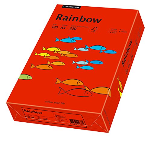 Schneidersöhne 88042480 A4 (210×297 mm) Rojo - Papel (A4 (210x297 mm), Universal, Rojo, 120 g/m², 250 hojas)