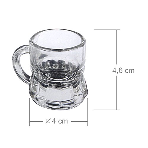 Schramm® 24 vasos de chupito 3cl Stamper Schnaps Vasos de chupito de vidrio Vaso de chupito de barra