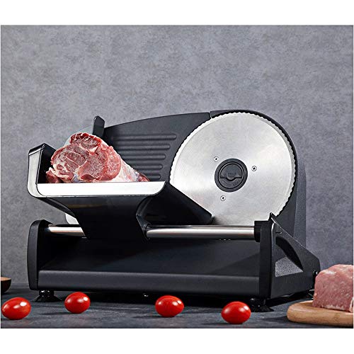 Sdesign Carnes frías Queso Food Slicer Profesional de Acero Inoxidable eléctrica de la Cuchilla de Servicio Pesado Engranaje impulsado 220 150 vatios