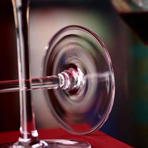 SDFSX - Juego de 4 copas de vino de cristal sin plomo, para cenar en familia, fiestas de cumpleaños, fiestas de vino, bares, restaurantes, etc.