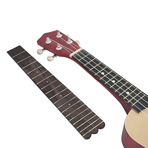 Seacanl Diapasón de Ukelele Duradero de 26 Pulgadas, diapasón de Ukelele, diapasón de Madera de Palisandro para guitarristas caseros de Ukelele de 26 Pulgadas